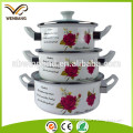removable handle cooking pots , big cooking enamel pot